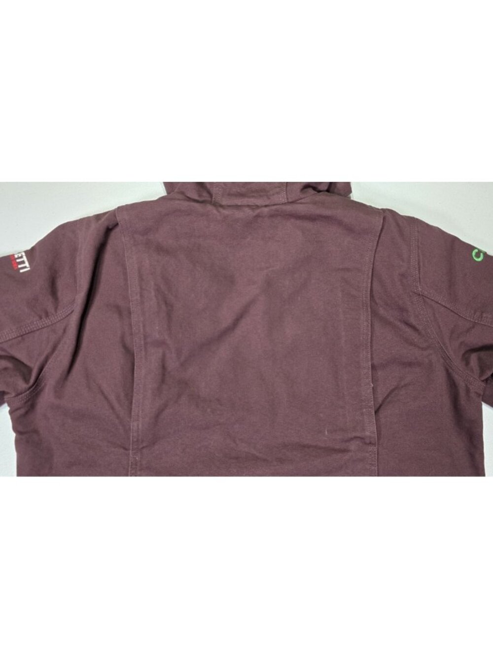Carhartt Full Zip Duck Canvas Hooded Sherpa Lined Work Coat Jacket Women's L New - Picture 15 of 16